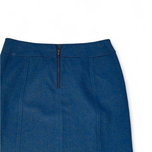 Talbots Deep Blue wool Mini Skirt - Picture 3 of 5